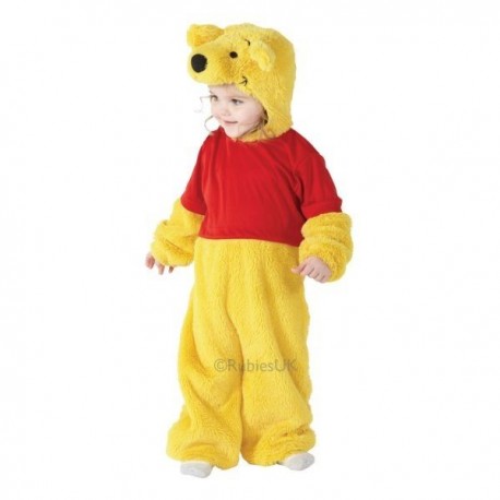 Disfraz winnie the pooh deluxe para nino talla 1 2 anos