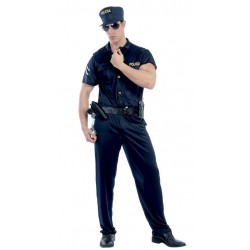 Disfraz agente de policia nacional adulto talla M 48 50