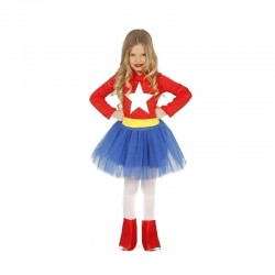 Disfraz super chica wonderwoman talla 3 4 anos
