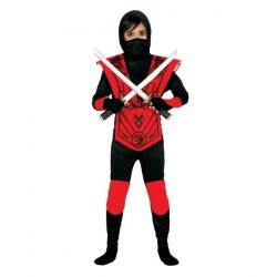 DISFRAZ NINJA ROJO INFANTIL TALLAS