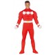 Disfraz guerrero rojo power para hombre talla M 48 50