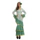 Disfraz flamenca verde sevillana feria talla estandar ml
