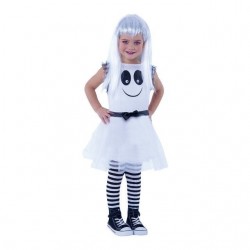 Disfraz fantasmita nina con ojos moviles talla 8 10 anos