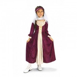 Disfraz doncella medieval para nina talla 8 10 anos