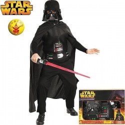 DISFRAZ DARTH VADER CON ESPADA NIÑO VARIAS TALLAS