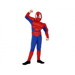 Disfraz arana spiderman musculoso nino infantil talla 4 6 anos