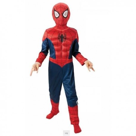 Disfraz spiderman ultimate musculoso infantil talla 7 8 anos