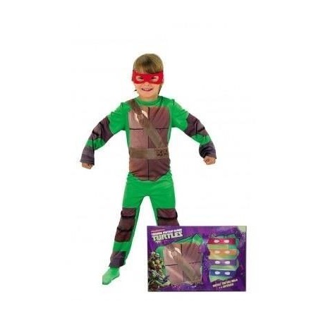 Disfraz tortugas ninja en caja infantil talla 7 8 anos