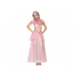 Disfraz princesa rosa talla s mujer mario