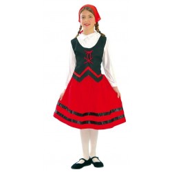 Disfraz pastorcita navidad talla 5 6 anos nina