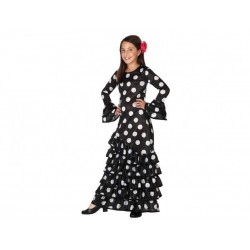 Disfraz flamenca negro sevillana nina talla 3 4 anos
