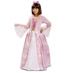 Disfraz princesa rosa con estrellitas talla 3 4 anos