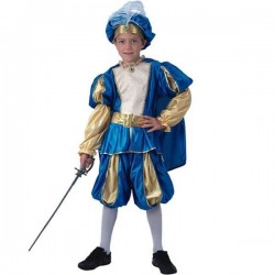 Disfraz principe azul encantador infantil nino talla 4 6 anos