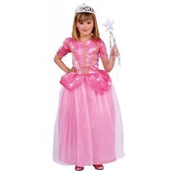 Disfraz princesa rosa del baile talla 5 6 anos