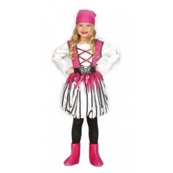 Disfraz pirata rosa nina izzy talla 3 4 anos