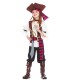 Disfraz pirata de los siete mares chica infantil talla 5 6 anos