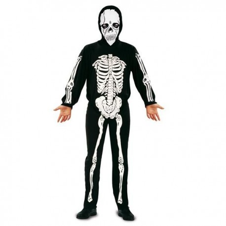 Disfraz esqueleto infantil talla 5 6 anos