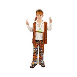 DISFRAZ HIPPIE NIÑO HIPPY INFANTIL TALLAS