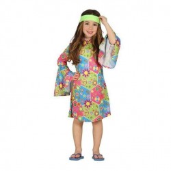 DISFRAZ HIPPIE CHICA INFANTIL AÑOS 60 70 TALLAS