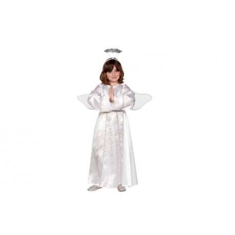 Disfraz angel blanco navidad infantil talla 4 6 anos