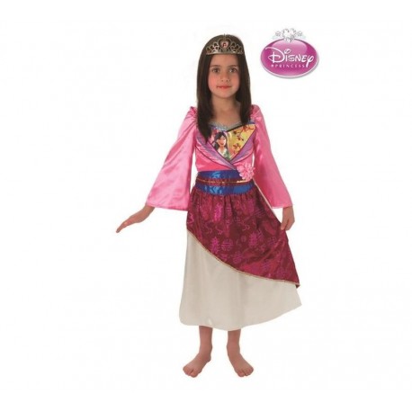 Disfraz mulan shimmer princesa talla 7 8 anos infantil