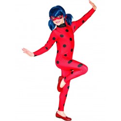 Disfraz ladybug la prodigiosa para nina talla 7 8 anos