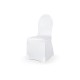 Funda silla elastica tela blanca 200 gr adaptable a todas las sillas