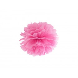 Pom pom rosa de papel de 35 cm para decoraciones