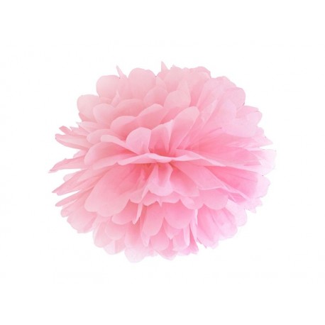 Pom pom rosa de papel de 35 cm para decoraciones