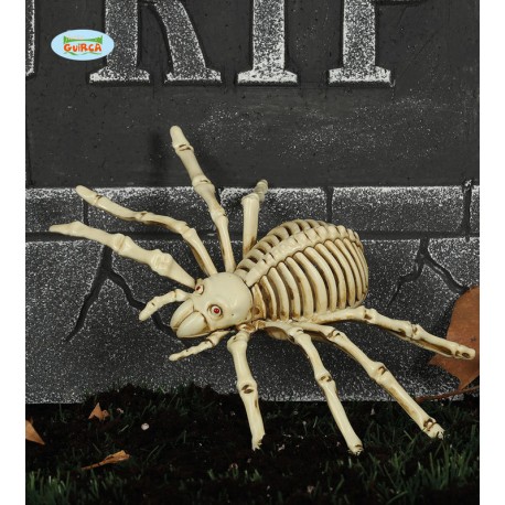 Arana esqueleto de 24 cm para halloween