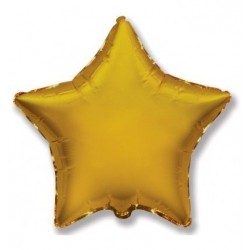 Estrella oro jumbo 32 helio o aire foil 80 cm