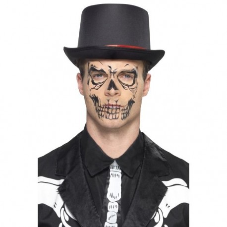 Tatuajes calcamonias esqueleto para halloween