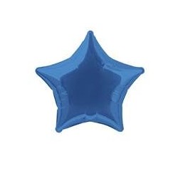 Globo estrella azul 50 cm para helio o aire