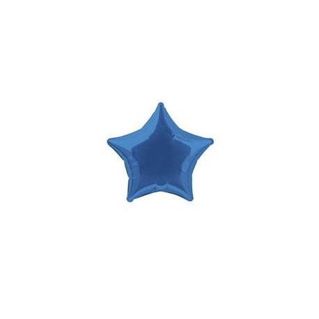 Globo estrella azul 50 cm para helio o aire