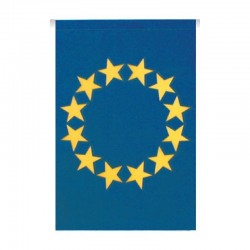 Banderas de plastico europa union europea 50 metros 30 x 20 cm