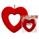 Corazon rojo para decoraciones 22 cm