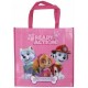 Bolsa transporte o shopping patrulla canina rosa 38c38 cm