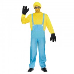 Disfraz mini heroe amarillo para hombre