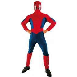 Disfraz spider rojo superheroe similar spiderman talla xl