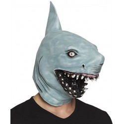 Mascara tiburon blanco latex