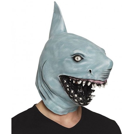 Mascara tiburon blanco latex