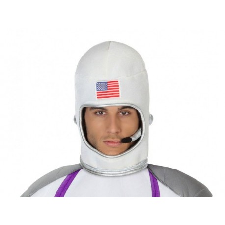 Casco astronauta de tela para adulto