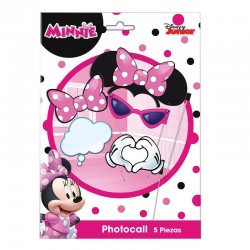 Kit para fotos photocall minnie mouse 5 uds