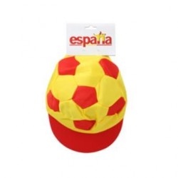 Visera balon de futbol colores espana