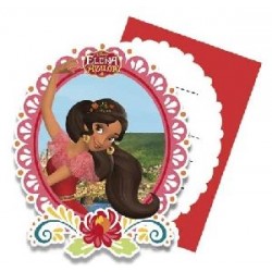 Invitaciones de cumpleaños elena de avalor 6 unidades