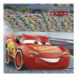 Servilletas cars 3 cumpleanos 20 uds de 33x33 cm