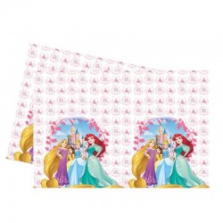 Mantel princesas de disney 120 x 180 cm plastico para cumpleanos