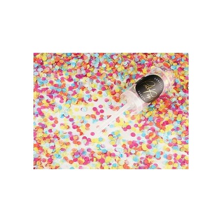 Confeti multicolor para lazar manual en bodas