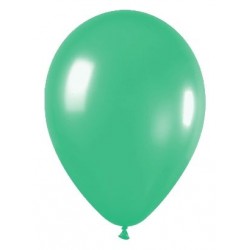Globo verde de 30 cm 123839 Sempertex bolsa 12 unidades