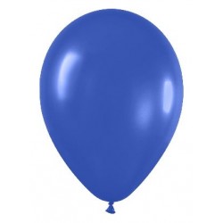 Globo azul real de 30 cm 12 Sempertex bolsa 12 unidades
